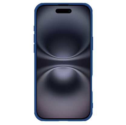 For iPhone 16 NILLKIN CamShield Pro PC Phone Case(Blue) - iPhone 16 Cases by NILLKIN | Online Shopping UK | buy2fix