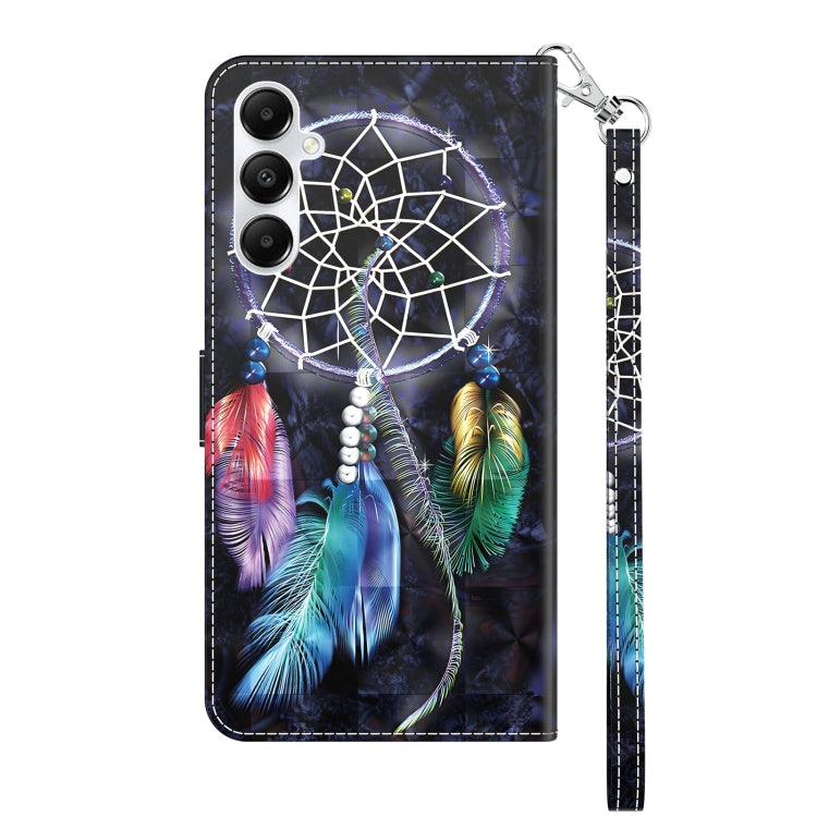 For Samsung Galaxy A15 3D Painted Leather Phone Case(Colorful Dreamcatcher) - Galaxy Phone Cases by buy2fix | Online Shopping UK | buy2fix