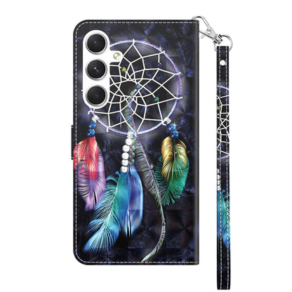 For Samsung Galaxy S24 5G 3D Painted Leather Phone Case(Colorful Dreamcatcher) - Galaxy S24 5G Cases by buy2fix | Online Shopping UK | buy2fix