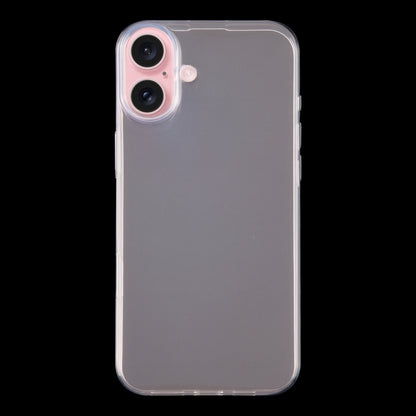 For iPhone 16 Ultra-thin Transparent TPU Phone Case - iPhone 16 Cases by buy2fix | Online Shopping UK | buy2fix