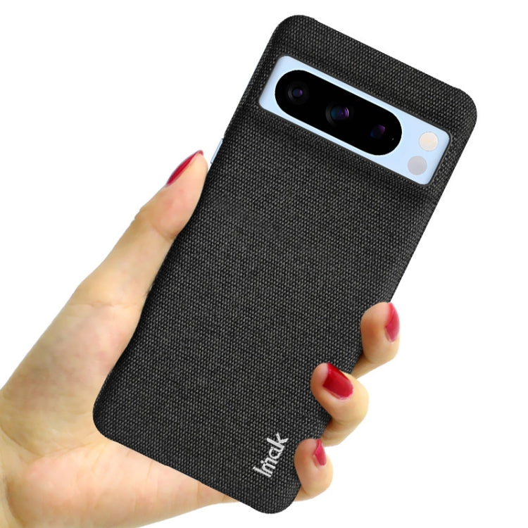 For Google Pixel 8 Pro imak Ruiyi Series Cloth Texture PU + PC Phone Case(Black) - Google Cases by imak | Online Shopping UK | buy2fix