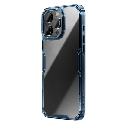 For iPhone 16 Pro NILLKIN Ultra Clear PC + TPU Phone Case(Blue) - iPhone 16 Pro Cases by NILLKIN | Online Shopping UK | buy2fix