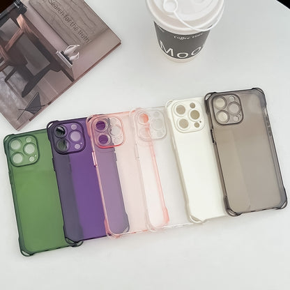 For iPhone 16 Four-corner Shockproof TPU Phone Case(Transparent) - iPhone 16 Cases by buy2fix | Online Shopping UK | buy2fix