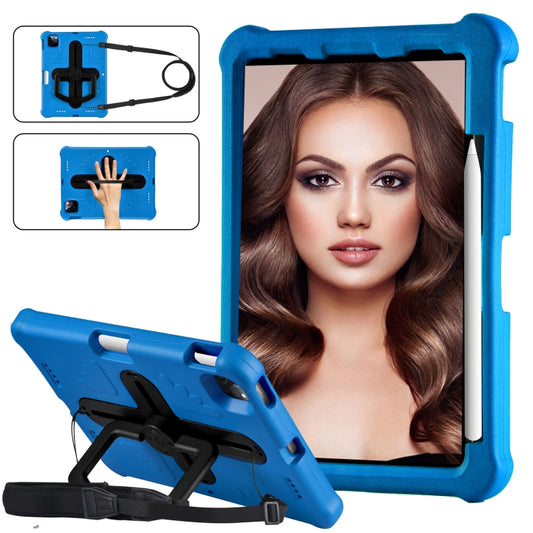 For iPad Pro 11 2024 Shield 360 Rotation Handle EVA Shockproof PC Tablet Case(Blue Black) - iPad Pro 11 2024 Cases by buy2fix | Online Shopping UK | buy2fix