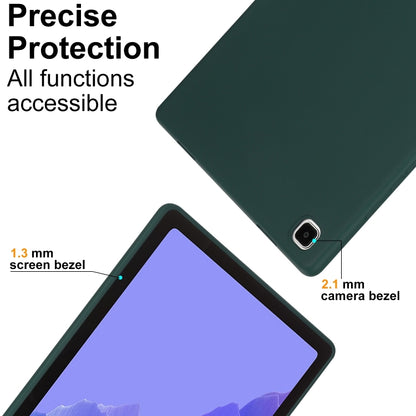 For Samsung Galaxy Tab S9 Oil Spray Skin-friendly TPU Tablet Case(Deep Green) - Galaxy Tab S9 Cases by buy2fix | Online Shopping UK | buy2fix