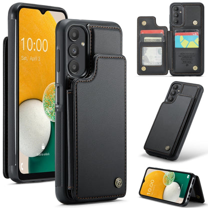 For Samsung Galaxy A13 5G CaseMe C22 Card Slots Holder RFID Anti-theft Phone Case(Black) - Galaxy Phone Cases by CaseMe | Online Shopping UK | buy2fix