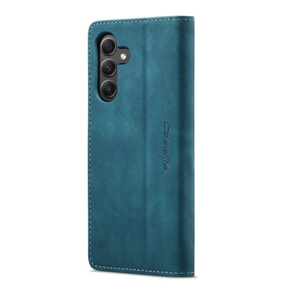 For Samsung Galaxy A25 5G CaseMe 013 Multifunctional Horizontal Flip Leather Phone Case(Blue) - Galaxy Phone Cases by CaseMe | Online Shopping UK | buy2fix