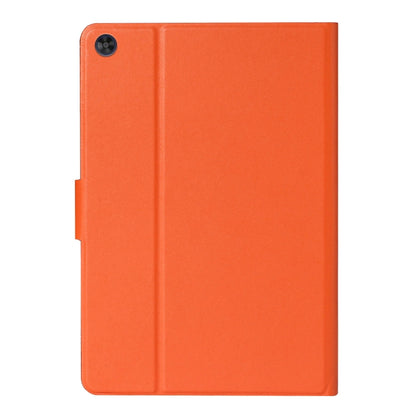 For Samsung Galaxy Tab A9+ Pure Color PU Tablet Case with Sleep / Wake-up Function(Orange) - Galaxy Tab A9+ by buy2fix | Online Shopping UK | buy2fix