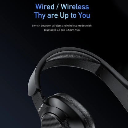 AWEI A997 Pro Active Noise Reduction Wireless Headset(Black) - Headset & Headphone by awei | Online Shopping UK | buy2fix