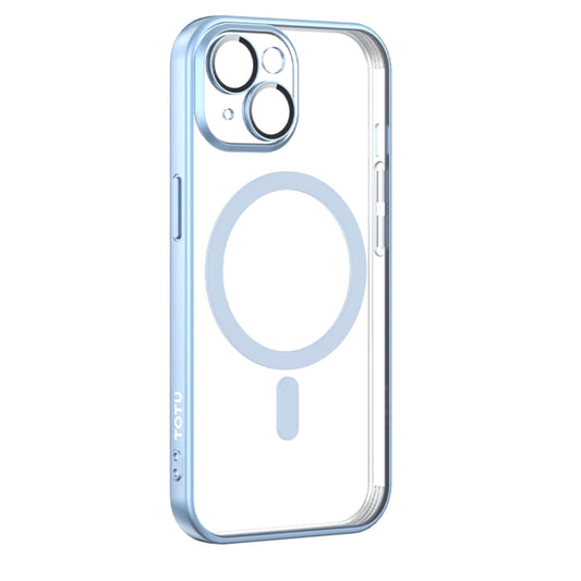 For iPhone 15 Plus TOTUDESIGN PC-3 Series MagSafe Electroplating TPU Phone Case(Blue) - iPhone 15 Plus Cases by TOTUDESIGN | Online Shopping UK | buy2fix