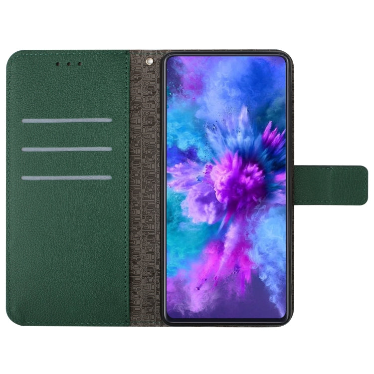 For Samsung Galaxy S23+ 5G Rhombic Grid Texture Leather Phone Case(Green) - Galaxy S23+ 5G Cases by buy2fix | Online Shopping UK | buy2fix