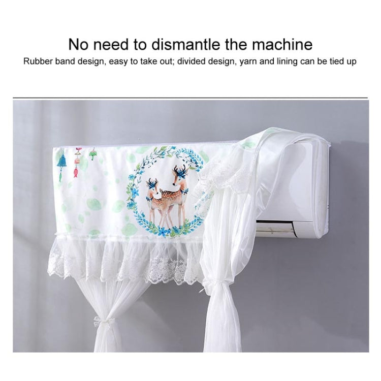 Do Not Take Dust-proof And Anti Direct Blowing Simple Wind Hanging Machine Air Conditioner Moon Cover, Size:Width 80 × Thickness 20 × Height 90cm(Small Pot) - Dust Covers by buy2fix | Online Shopping UK | buy2fix