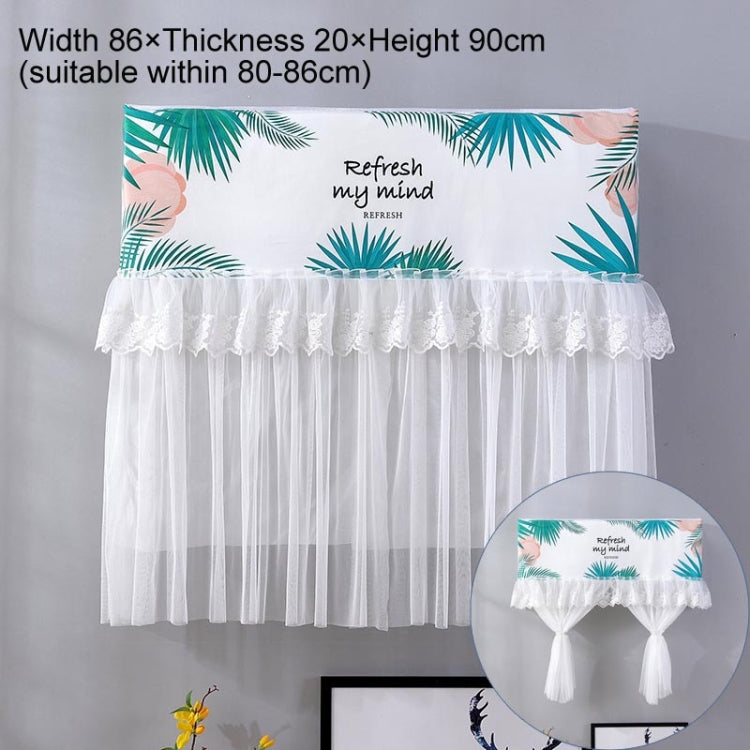 Do Not Take Dust-proof And Anti Direct Blowing Simple Wind Hanging Machine Air Conditioner Moon Cover, Size:Width 86 × Thickness 20 × Height 90cm(Color Palm) - Dust Covers by buy2fix | Online Shopping UK | buy2fix