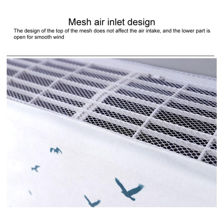 Do Not Take Dust-proof And Anti Direct Blowing Simple Wind Hanging Machine Air Conditioner Moon Cover, Size:Width 98 × Thickness 20 × Height 90cm(Flamingo) - Dust Covers by buy2fix | Online Shopping UK | buy2fix