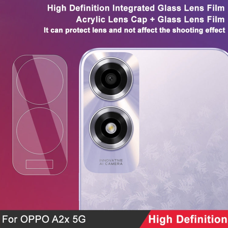 For OPPO A2x 5G imak Integrated Rear Camera Lens Tempered Glass Film - For OPPO by imak | Online Shopping UK | buy2fix