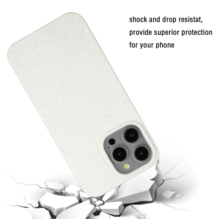 For iPhone 13 Pro Max Wheat MagSafe Magnetic Straw Material + TPU Phone Case(White) - iPhone 13 Pro Max Cases by buy2fix | Online Shopping UK | buy2fix