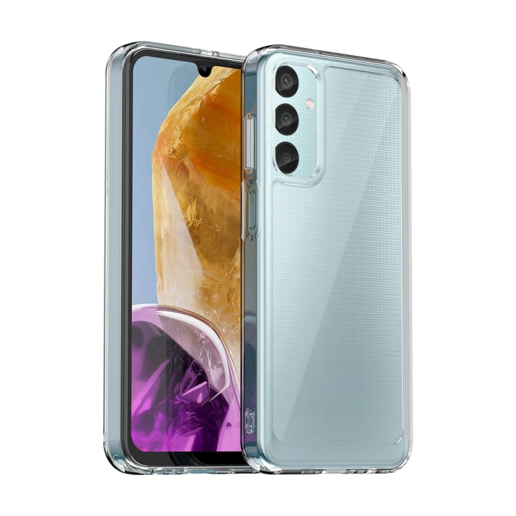 For Samsung Galaxy F15 Colorful Series Acrylic Hybrid TPU Phone Case(Transparent) - Galaxy Phone Cases by buy2fix | Online Shopping UK | buy2fix