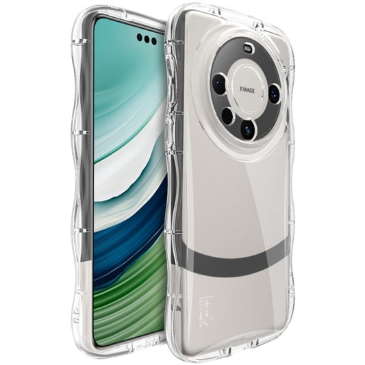 For Huawei Mate 60 Pro / 60 Pro+ IMAK Wave Bubble Soft Shockproof Phone Case(Transparent) - Huawei Cases by imak | Online Shopping UK | buy2fix