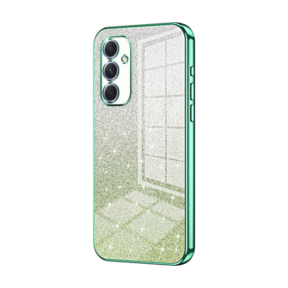 For Samsung Galaxy A54 5G Gradient Glitter Powder Electroplated Phone Case(Green) - Galaxy Phone Cases by buy2fix | Online Shopping UK | buy2fix