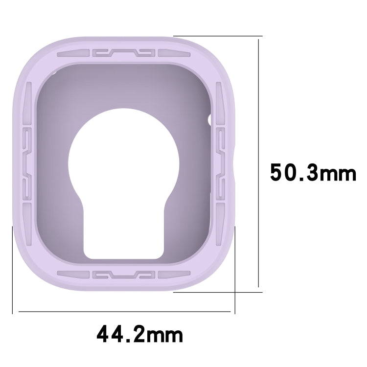 For Redmi Watch 4 Silicone Smart Watch Protective Case(Purple) - Watch Cases by buy2fix | Online Shopping UK | buy2fix