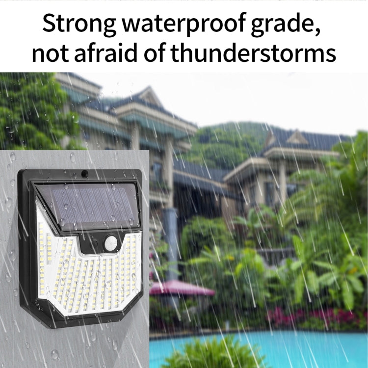 2pcs XY0159 159 LEDs Outdoor Solar Human Body Sensor Courtyard Wall Light - Solar Lights by buy2fix | Online Shopping UK | buy2fix