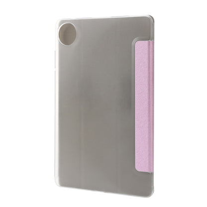 For Huawei MatePad Pro 11 2024 Silk Texture 3-Fold Leather Tablet Case(Light Purple) - Huawei by buy2fix | Online Shopping UK | buy2fix