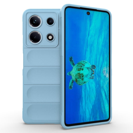 For Infinix Note 30 4G Magic Shield TPU + Flannel Phone Case(Light Blue) - Infinix Cases by buy2fix | Online Shopping UK | buy2fix