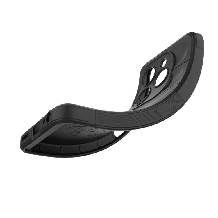 For Infinix Smart 8 Magic Shield TPU + Flannel Phone Case(Black) - Infinix Cases by buy2fix | Online Shopping UK | buy2fix