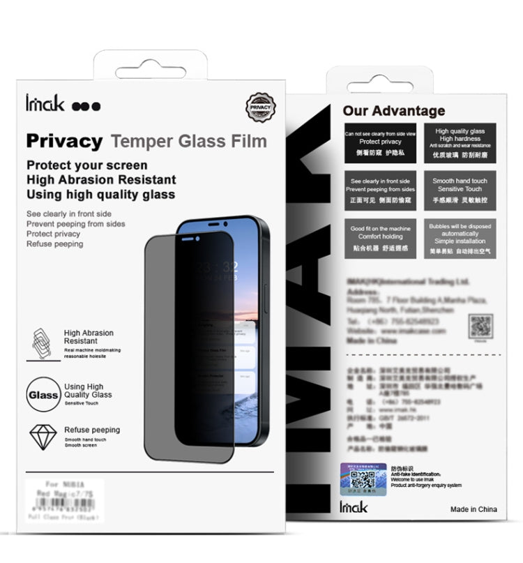 For Honor Magic6 Pro 5G imak 3D Curved HD Full Screen Anti-spy Tempered Glass Protective Film - Honor Tempered Glass by imak | Online Shopping UK | buy2fix