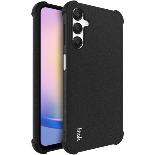 For Samsung Galaxy A25 5G imak Shockproof Airbag TPU Phone Case(Matte Black) - Galaxy Phone Cases by imak | Online Shopping UK | buy2fix