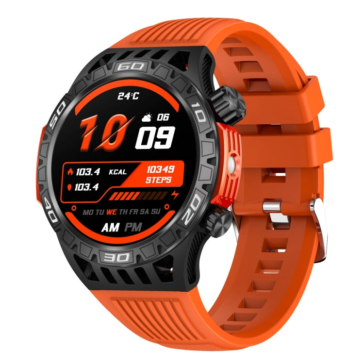 HT22 1.46 inch Smart Sport Watch, Support Bluetooth Call / Sleep / Heart Rate / Blood Pressure Health Monitor(Orange) - Smart Watches by buy2fix | Online Shopping UK | buy2fix