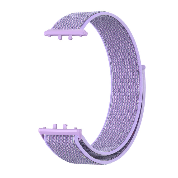 For Samsung Galaxy Fit 3 Woven Nylon Loop Watch Band(Purple) - Watch Bands by buy2fix | Online Shopping UK | buy2fix