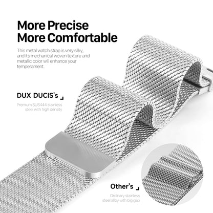 For Apple Watch Ultra 2 49mm DUX DUCIS Milanese Pro Series Stainless Steel Watch Band(Silver) - Watch Bands by DUX DUCIS | Online Shopping UK | buy2fix