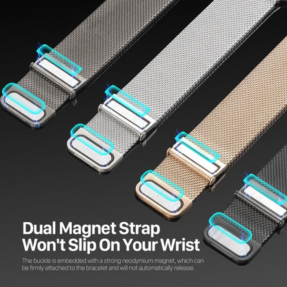 For Apple Watch Series 8 41mm DUX DUCIS Milanese Pro Series Stainless Steel Watch Band(Graphite) - Watch Bands by DUX DUCIS | Online Shopping UK | buy2fix