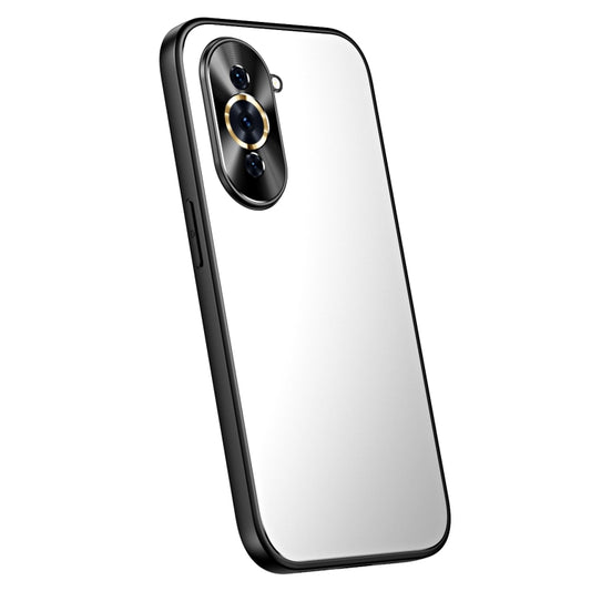 For Huawei nova 10 Pro R-JUST RJ-61 Electroplating Frosted TPU + PC Phone Case(Silver) - Huawei Cases by R-JUST | Online Shopping UK | buy2fix