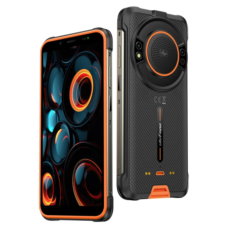 [HK Warehouse] Ulefone Power Armor 16S Rugged Phone, 8GB+128GB, 9600mAh Battery, Side Fingerprint, 5.93 inch Android 13 Unisoc T616 Octa Core up to 2.0GHz, Network: 4G, NFC, OTG(Orange) - Ulefone by Ulefone | Online Shopping UK | buy2fix