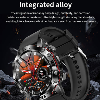 ET482 1.43 inch AMOLED Screen Sports Smart Watch Support Bluethooth Call /  ECG Function(Black Steel Band) - Smart Watches by buy2fix | Online Shopping UK | buy2fix