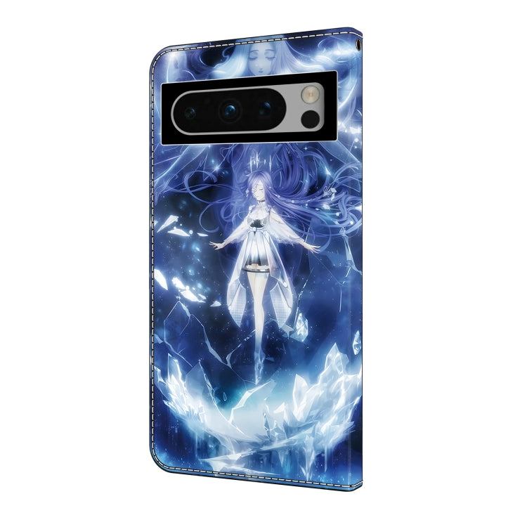 For Google Pixel 9 Crystal Painted Leather Phone case(Magic Fairy) - Google Cases by buy2fix | Online Shopping UK | buy2fix