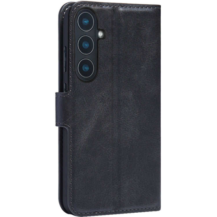 For Samsung Galaxy S24 5G IMAK Count Series Flip Leather Phone Case(Black) - Galaxy S24 5G Cases by imak | Online Shopping UK | buy2fix