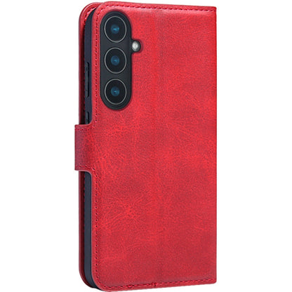 For Samsung Galaxy S24 5G IMAK Count Series Flip Leather Phone Case(Red) - Galaxy S24 5G Cases by imak | Online Shopping UK | buy2fix