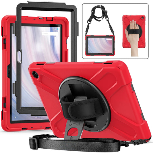 For Amazon Kindle Fire HD10 2023 Silicone Hybrid PC Full Body Tablet Case(Red) - Amazon by buy2fix | Online Shopping UK | buy2fix