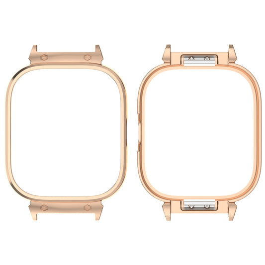 For CMF Watch Pro D395 20mm Metal Frame Watch Protective Case(Rose Gold) - Watch Case by buy2fix | Online Shopping UK | buy2fix