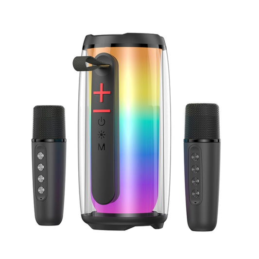ZGA PZ003 Portable Colorful Karaoke Wireless Bluetooth Speaker(Black) - Desktop Speaker by ZGA | Online Shopping UK | buy2fix