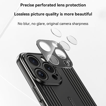 For iPhone 16 Pro Ice Sense Heat Dissipation Electroplating Frosted Phone Case(Grey) - iPhone 16 Pro Cases by buy2fix | Online Shopping UK | buy2fix