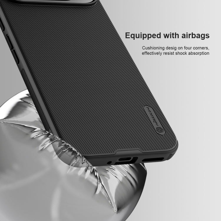 For Google Pixel 9 NILLKIN Frosted Shield Pro Magnetic Phone Case(Black) - Google Cases by NILLKIN | Online Shopping UK | buy2fix