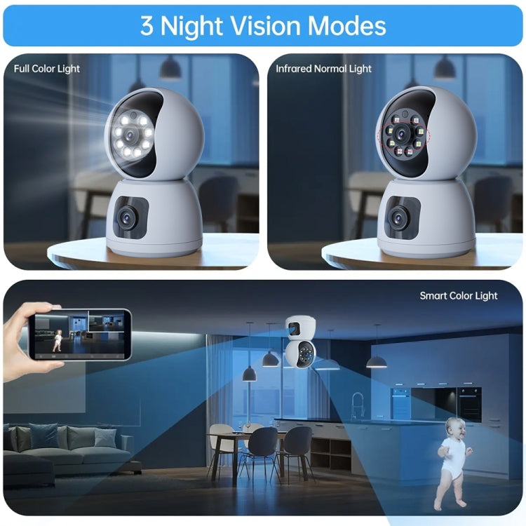 Y6203 4MP Zoom HD Indoor Waterproof Smart WiFi Camera, Specification:EU Plug(White) - Wireless Camera by buy2fix | Online Shopping UK | buy2fix