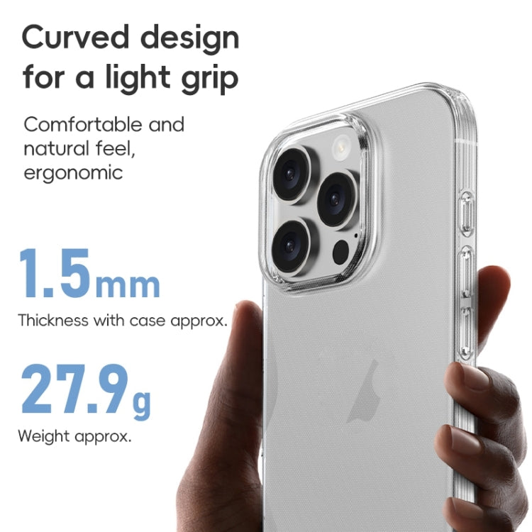 For iPhone 16 Pro ZGA Clear TPU Shockproof Phone Case(Transparent) - iPhone 16 Pro Cases by ZGA | Online Shopping UK | buy2fix