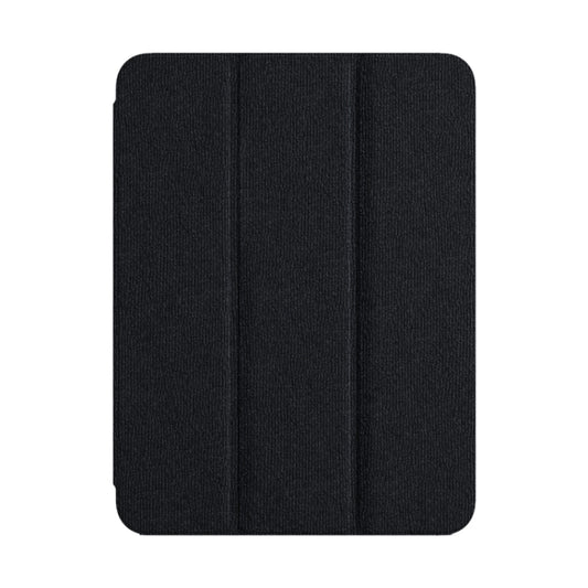 For iPad 10.2 2021/2020/2019 ZGA Tri-Fold Voltage Smart Leather Tablet Case(Black) - iPad 10.2 Cases by ZGA | Online Shopping UK | buy2fix