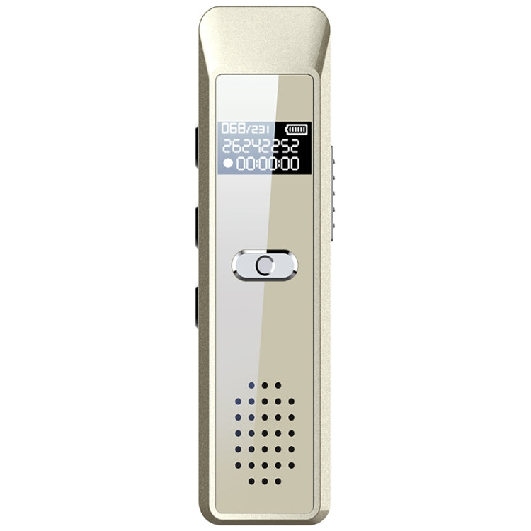 JNN Q7 Mini Portable Voice Recorder with OLED Screen, Memory:4GB(Gold) - Recording Pen by JNN | Online Shopping UK | buy2fix