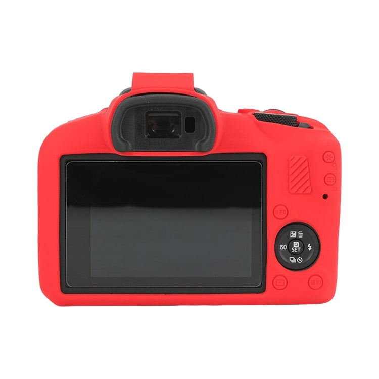 For Canon EOS R100 Glossy Soft Silicone Protective Case(Red) - Protective Case by buy2fix | Online Shopping UK | buy2fix